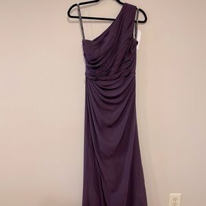 Bill Levkoff Plum gown